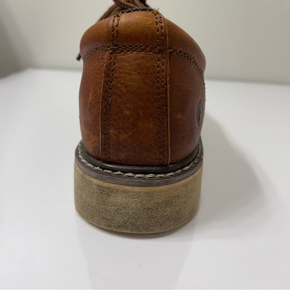 Cactus Light Brown Work Boots Size 9.5 Moc Toes 422M Soft Toe - Picture 8 of 10